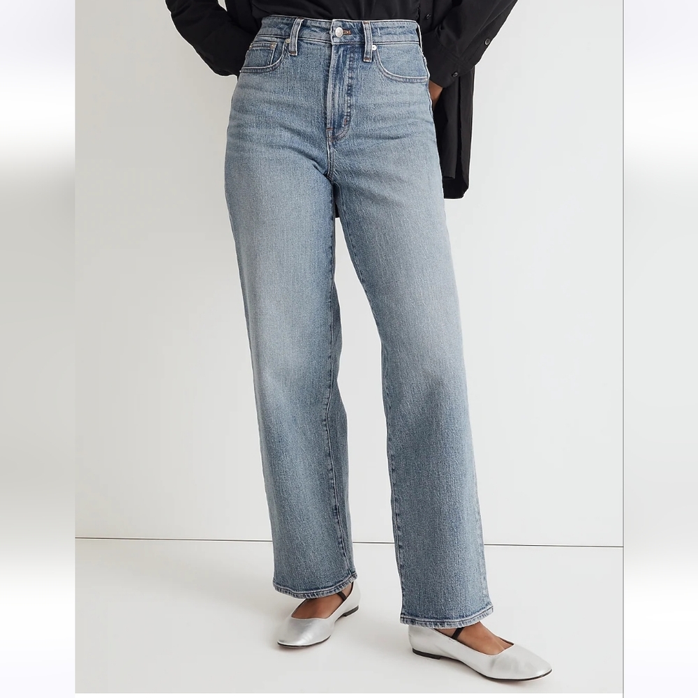 Madewell The Curvy Perfect Vintage Wide-leg jean in Heathcote wash size 31 NWT